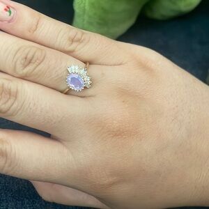 Oomiay ring gold plated